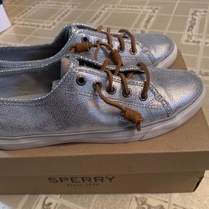 Sperry. Size 8.5 fits like 8, like new. Adorable